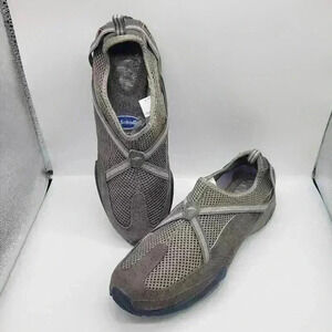 Dr. Schoolls Outdoor Hiking Women's Mesh Shoe Gel Size 8 Gray/Brown